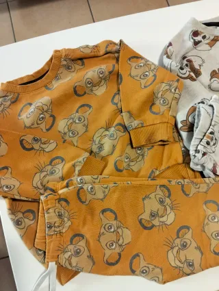 Tutine Disney Baby: Simba e Chip & Dale