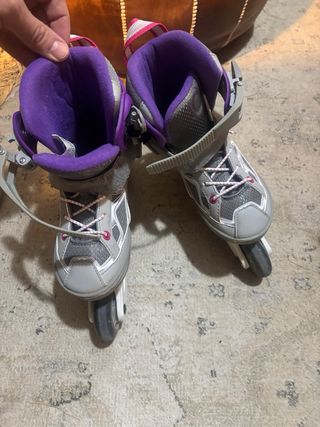 Patines en línea Oxelo niña + protecciones