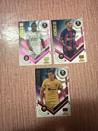 3 Cromos Megacrack Edición Limitada 22-23