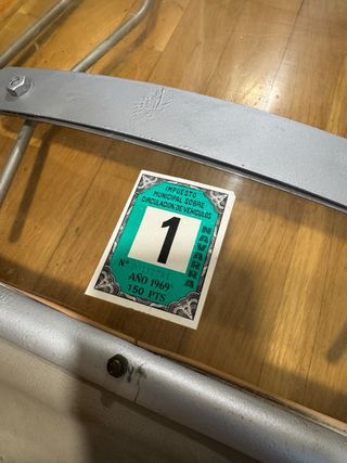 Lote Vespa Antigua Años 60