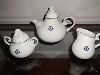 Juego de té porcelana 3 piezas
