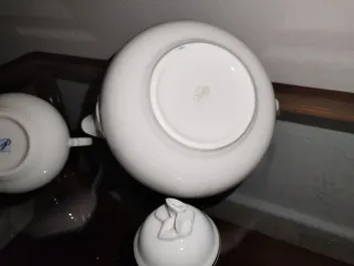 Juego de té porcelana 3 piezas