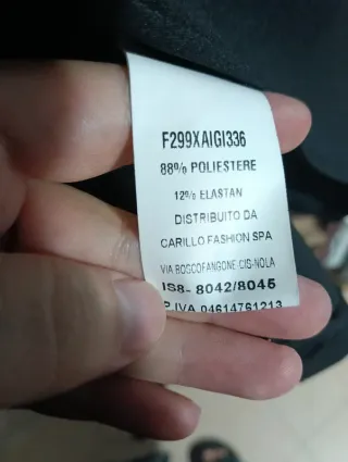 Giacca Lizalù Made in Italy Nera Tg 52