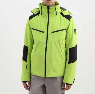 EA7 Giacca da sci uomo verde fluo