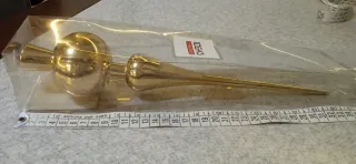 Puntale Albero Natale Oro Metallo