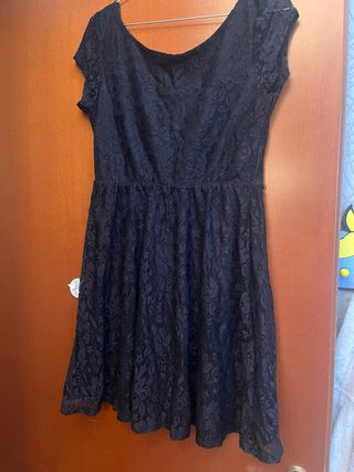 Vestito donna pizzo nero