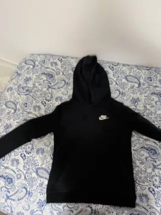 Sudadera Nike Negra Niño Talla M