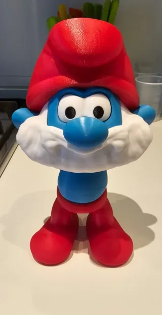 Statua Grande Puffo 3D