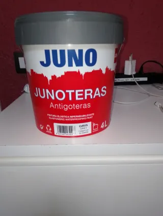 Pintura Impermeabilizante JUNOTERAS Gris 4L