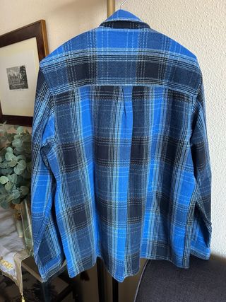 Sobrecamisa Zara Azul y Negra Talla L