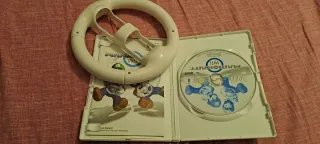 Gioco nintendo wii super Mario Kart + Volante