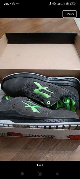 Scarpe Antinfortunistiche Grigio/Verde