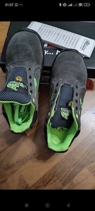 Scarpe Antinfortunistiche Grigio/Verde