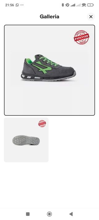 Scarpe Antinfortunistiche Grigio/Verde