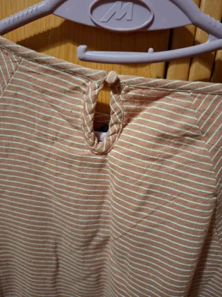 Blusa Batela rayas rosas talla única