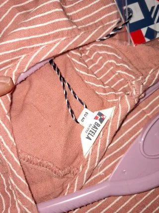 Blusa Batela rayas rosas talla única