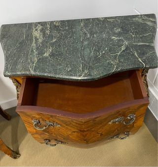 Set di 2 comodini antichi in stile Luigi XV