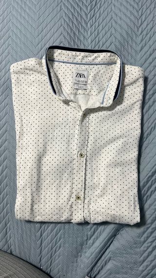 Camisa Zara Hombre Talla M Lunares
