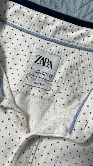 Camisa Zara Hombre Talla M Lunares