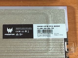 Predator Vesta II DDR5 RGB 32GB (2x16GB) 6000MHz