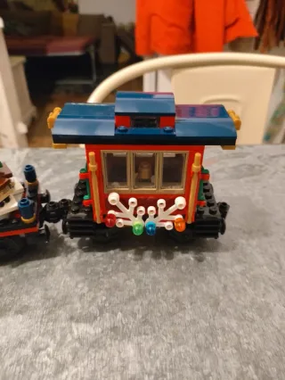 Lego Tren de Navidad 10254 Motorizado caja e instr