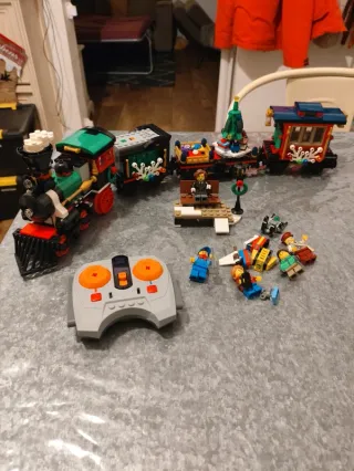 Lego Tren de Navidad 10254 Motorizado caja e instr