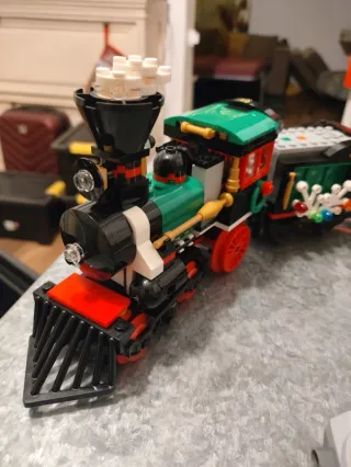 Lego Tren de Navidad 10254 Motorizado caja e instr