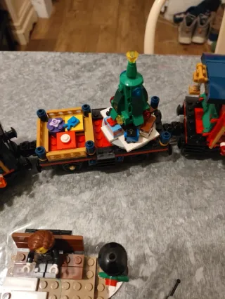 Lego Tren de Navidad 10254 Motorizado caja e instr