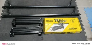 Barras porta esquís Cruz SkiPlus con llave