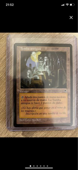 2 Cartas Magic: Tumba Antigua y Reabastecer