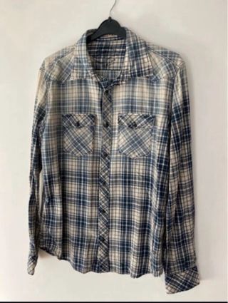 Camisa Pepe Jeans cuadros beige y azul