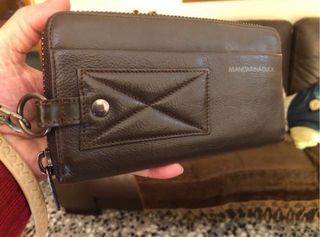 Monedero billetero Mandarina Duck Piel marrón