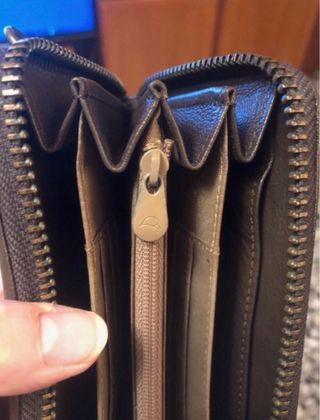 Monedero billetero Mandarina Duck Piel marrón