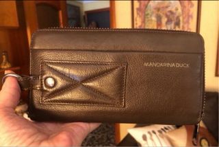 Monedero billetero Mandarina Duck Piel marrón