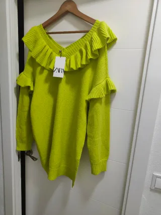 Jersey Zara Pistacho Talla M/L sin estrenar