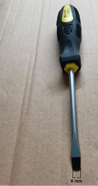 Destornillador grande punta plana