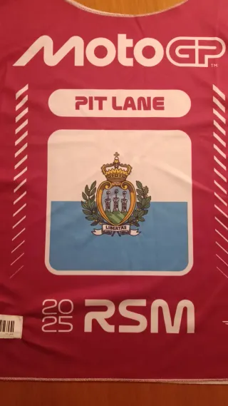 Pettorina MotoGP Pit Lane Misano 2025 RSM