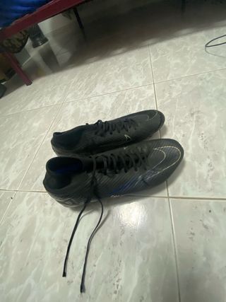Scarpe Nike Mercurial Taglia 45 Nere e Blu