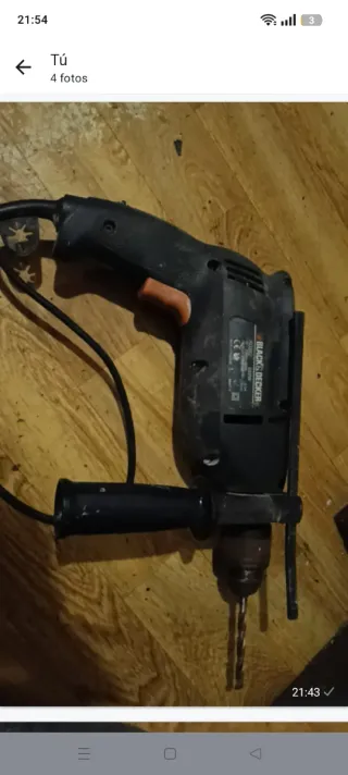 Taladro Black+Decker 550w