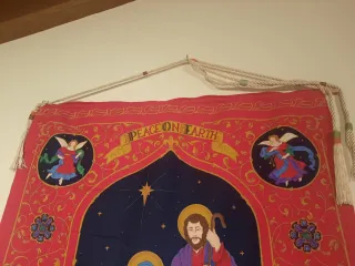 Arazzo natalizio Pace sulla Terra