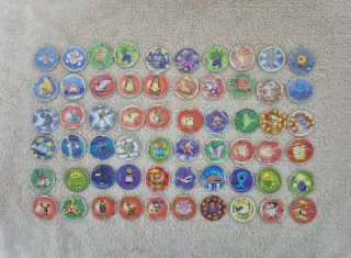 Lote Tazos Pokémon Serie 1, 2 y 3