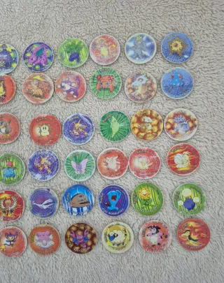 Lote Tazos Pokémon Serie 1, 2 y 3