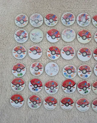 Lote Tazos Pokémon Serie 1, 2 y 3