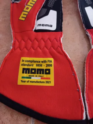 Guantes Momo Talla L Rojos