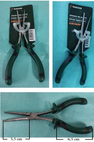 Alicates de punta fina redonda