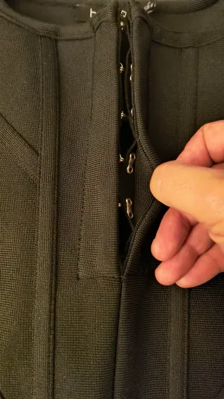 Camiseta Boohoo manga larga negra T 36