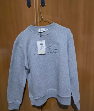 Felpa Dixie grigia nuova con logo