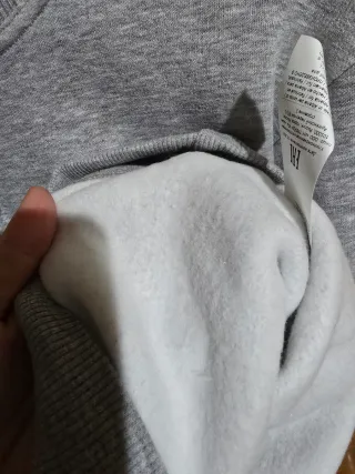 Felpa Dixie grigia nuova con logo