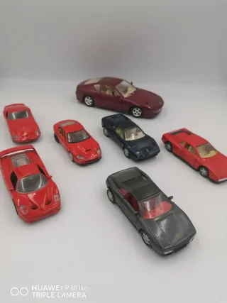Lotto 7 modellini auto Ferrari