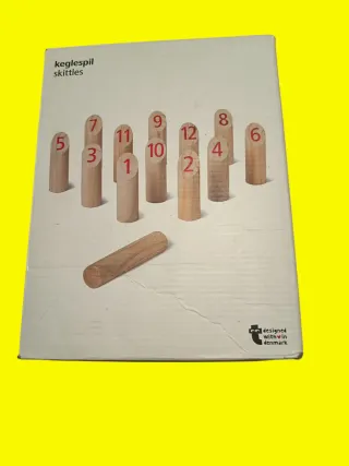 Gioco di bocce come la petanca (Keglespil Skittles)